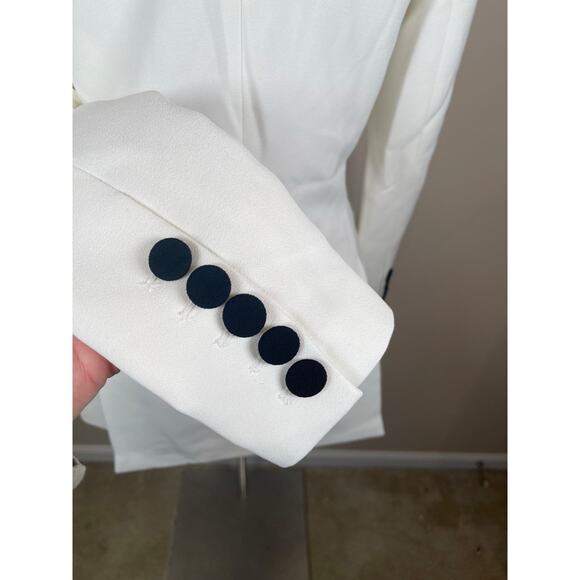 Love McNicoll Celine Chess Black and White Checkered Blazer Size Medium - Picture 9 of 12